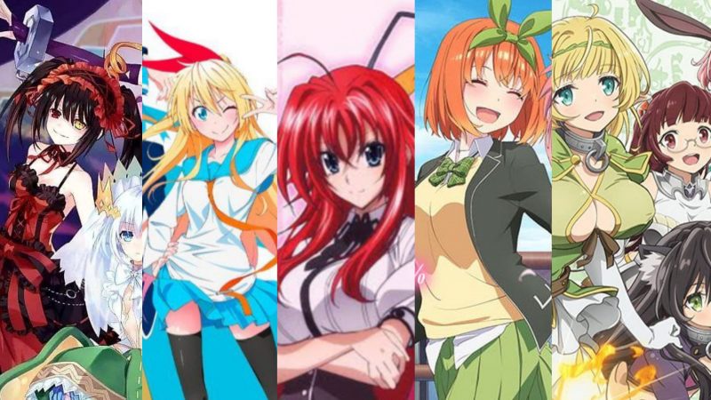 5 Rekomendasi Anime Harem yang Penuh Waifu Cantik