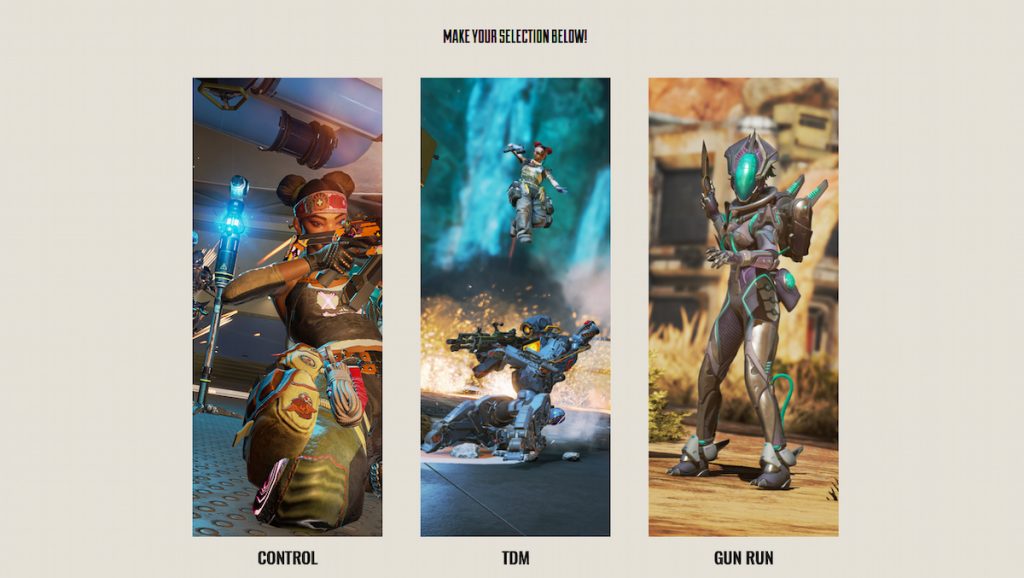 Apex Legends Season 17 LTM selection vote