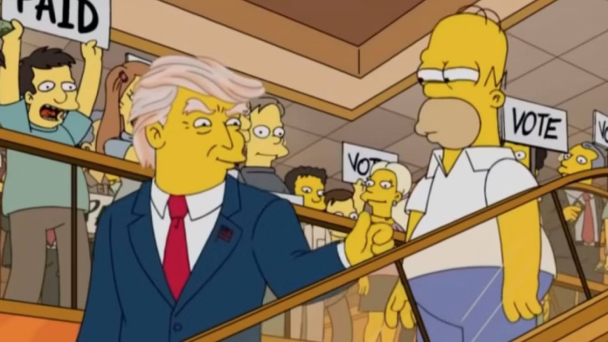 Donald Trump di The Simpsons