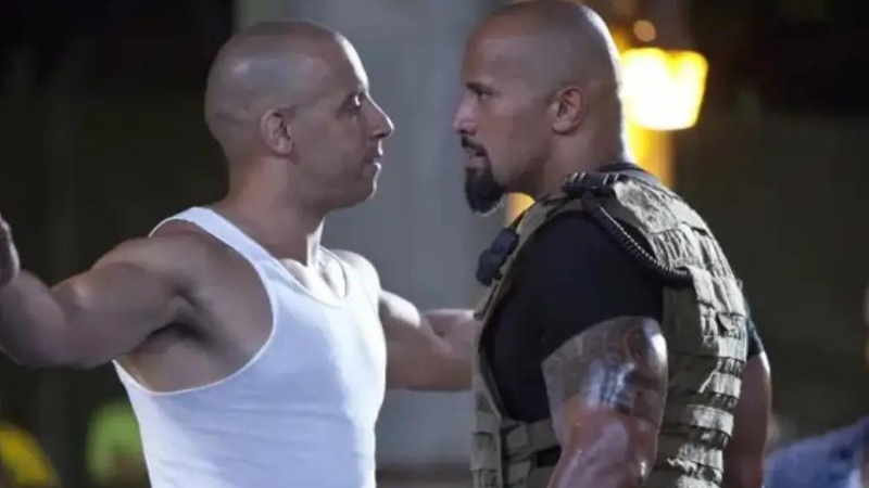 Dwayne Johnson Fast and Furious Fast Five