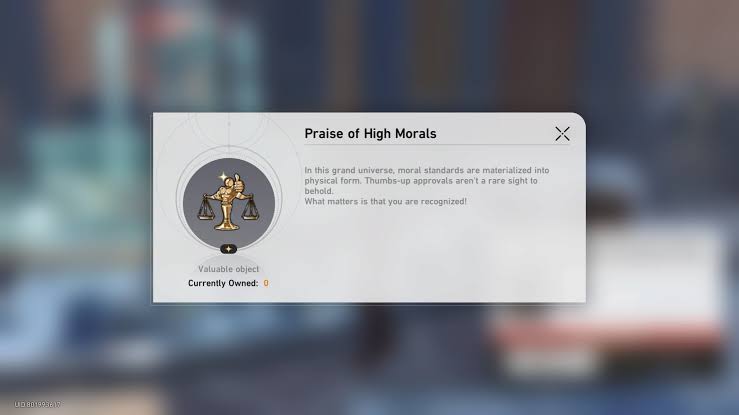 Mendapatkan Praise of high moral Honkai: Star Rail