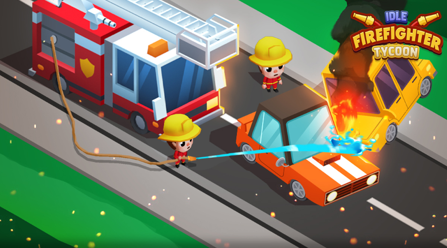 game simulasi Idle Firefighter Tycoon