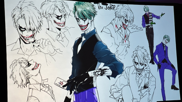 Desain Karakter Joker Suicide Squad Isekai
