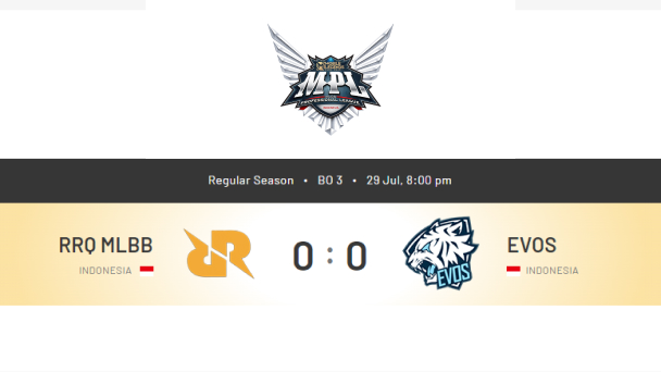 El Clasico RRQ vs EVOS Legends di MPL ID S12