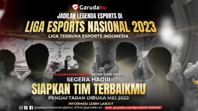 Liga Esport Nasional 2023 Resmi Dibuka, Begini Cara Mendaftar