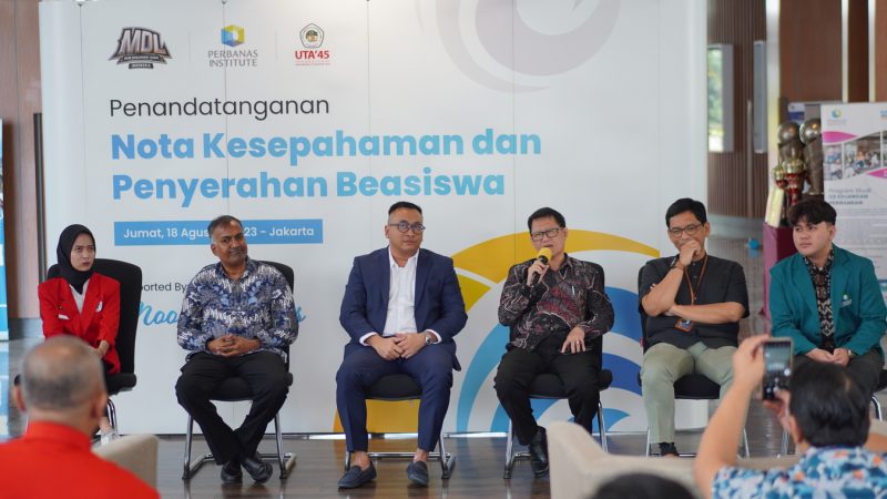 Nota Kesepahaman Moonton, Perbanas dan UTA ’45, Berikan Beasiswa Pendidikan
