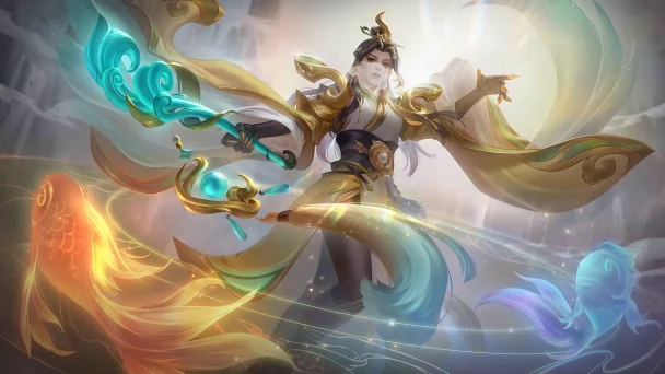Luo Yi Elysium Guardian Skin Mobile Legends