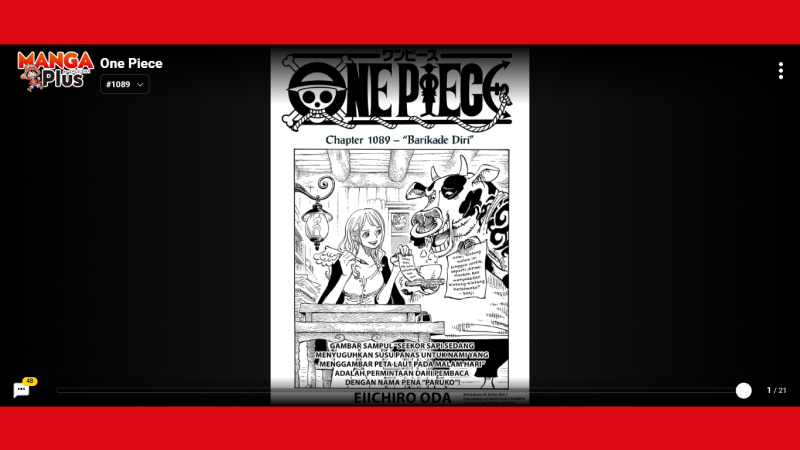 Manga One Piece 1089: Link Baca dan Prediksi Selanjutnya