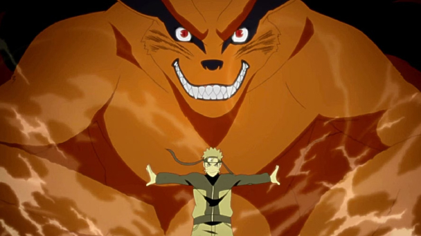 Naruto dan Bijuu Ekor Sembilan Kurama