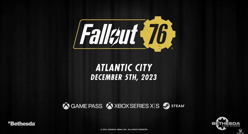 Fallout 76: Atlantic City Expansion DLC Siap Rilis Desember