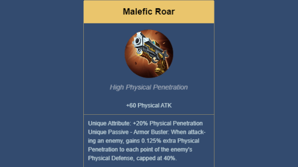 Malefic Roar - Counter Tigreal