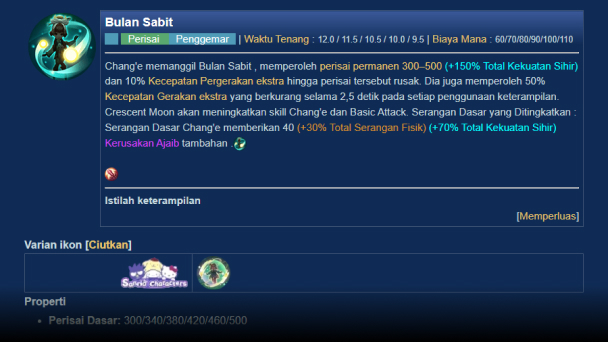 Skill Chang'e 2
