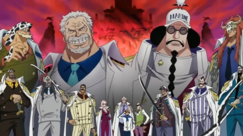 Daftar Marine yang jadi Bajak Laut di One Piece