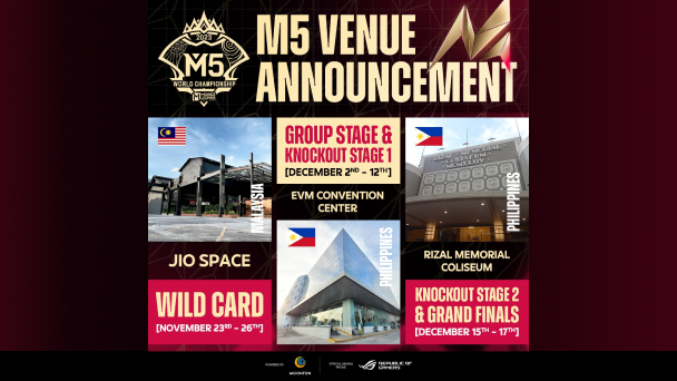 M5 World Championship Venues