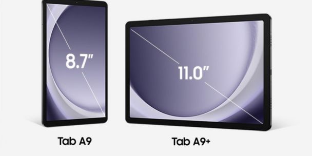 Resolusi pada Samsung A9 tablet hingga 11 inci