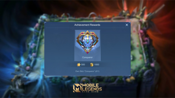 Conqueror Achievement Mobile Legends