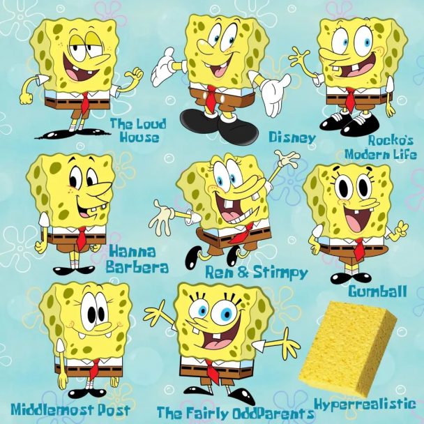 Desain SpongeBob SquarePants