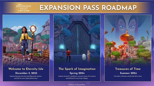 Disney Dreamlight Valley A Rift in Time Expansion roadmap