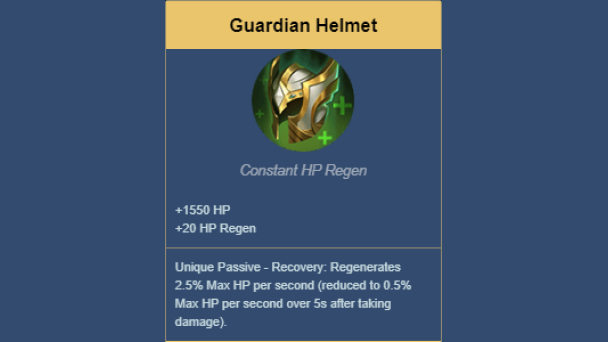 Guardian Helmet - Build Atlas