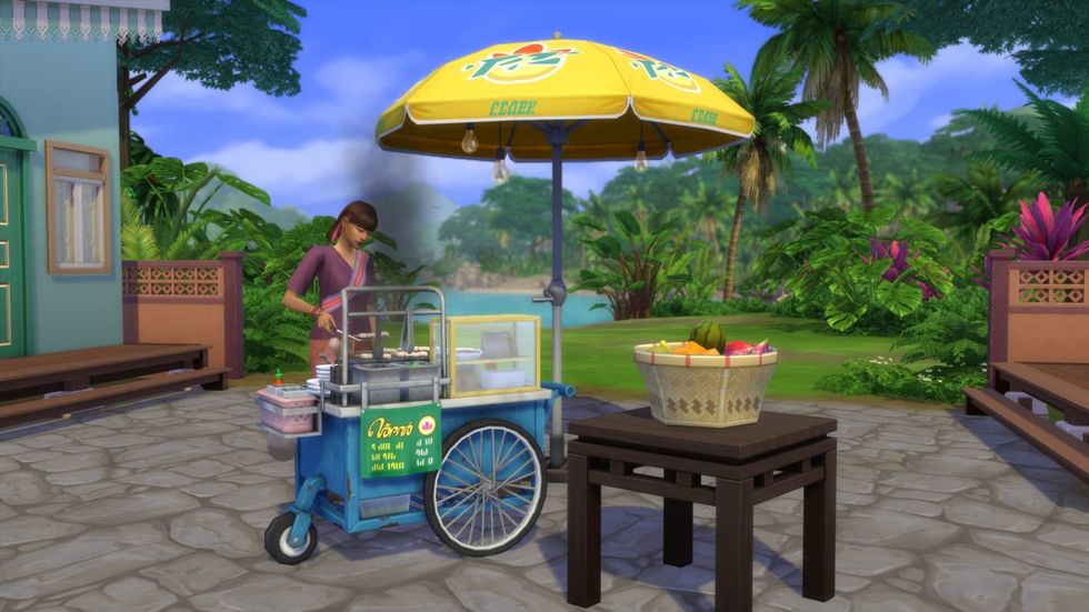 The Sims 4 For Rent Street Eat