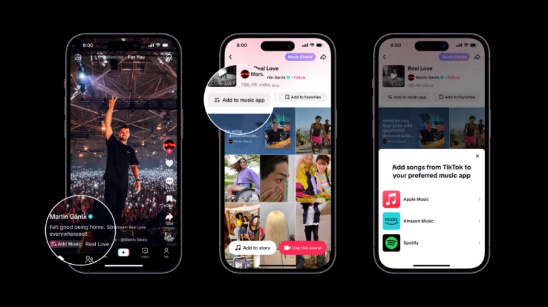 Fitur Baru TikTok: Bisa Simpan Lagu ke Spotify