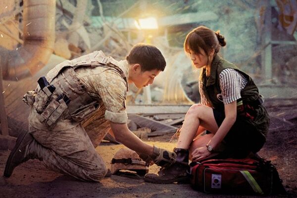 Scene in series Descendant of The Sun