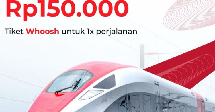 Kereta Cepat Whoosh Beri Tiket Promo Rp150 Ribu Hingga Akhir Bulan November Ini, Buruan Beli