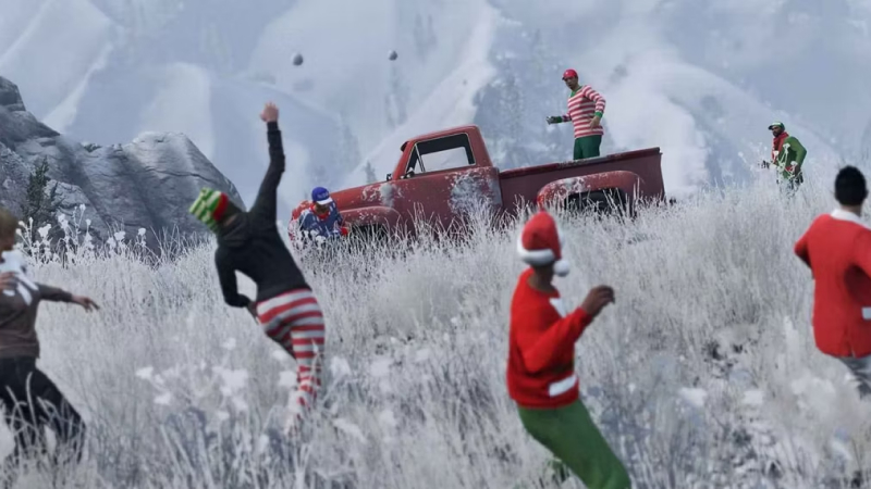 Pemain GTA Online Dikeroyok Yeti Setelah Lempar Bola Salju