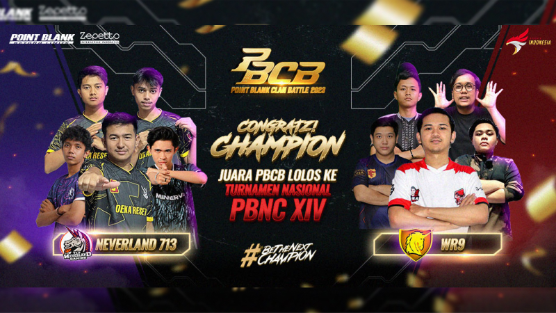 Lolos PBCB 2023, Clan NEVERLAND713 dan WR9 Maju ke PNBC XIV