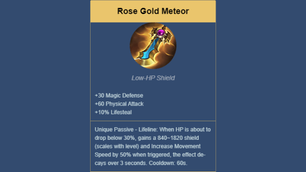 Rose Gold Meteor - counter Yve