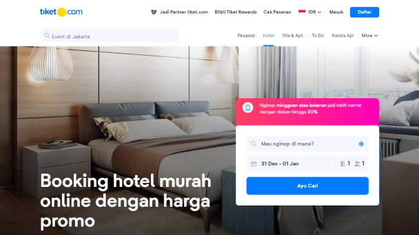 Tiketcom - Aplikasi Booking Hotel
