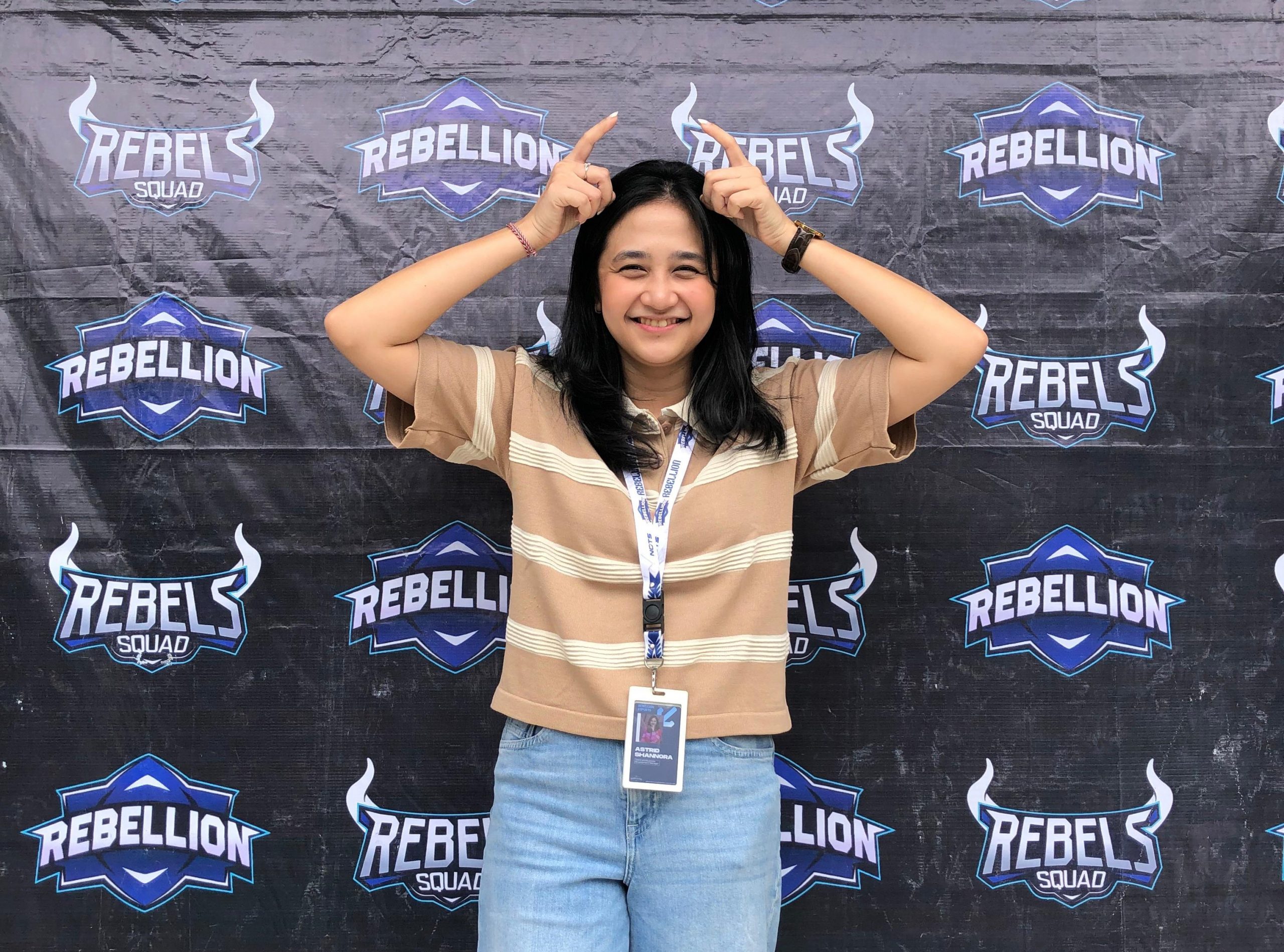 Talent and Business Development Manager dari Rebellion Esports, Astrid Shannora.