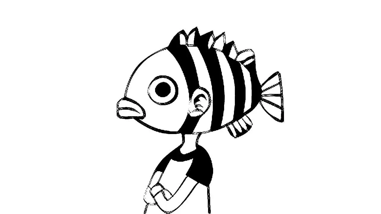 Eiichiro Oda sering menutupi wajahnya dengan gambar ikan.
