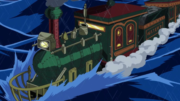 Kereta Laut di One Piece