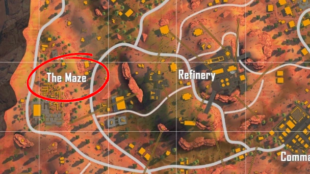 The Maze - Map Kalahari Free Fire