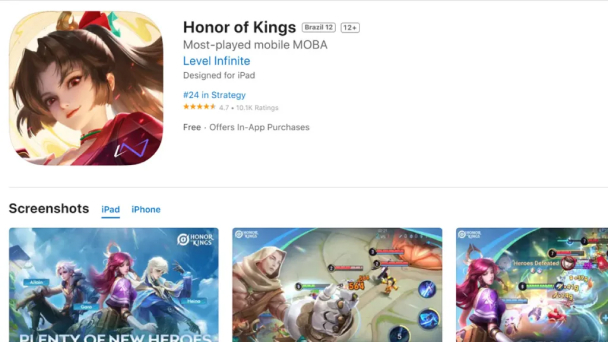 Download Honor of Kings iOS