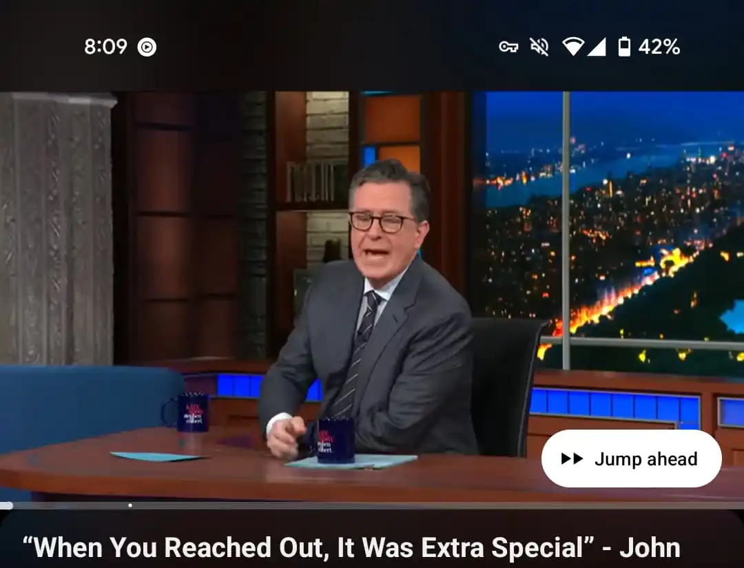 Contoh Fitur terbaru Youtube, fitur Jump Ahead.