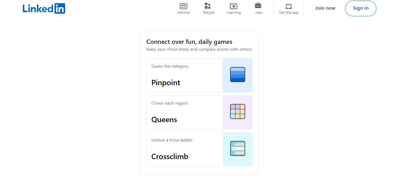 LinkedIn baru-baru ini meluncurkan game di platformnya, simak game di LinkedIn yang bisa kamu mainkan.
