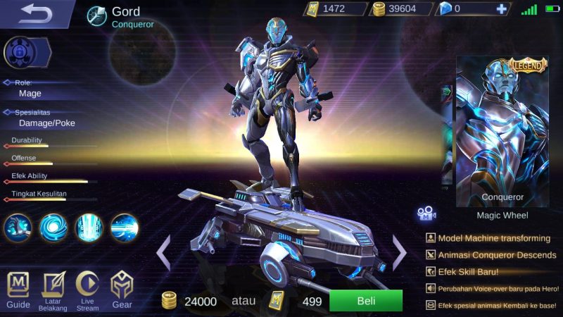 Skin Mobile Legends cukup banyak jenisnya, simak skin ML termahal dan terlangka dibawah ini.