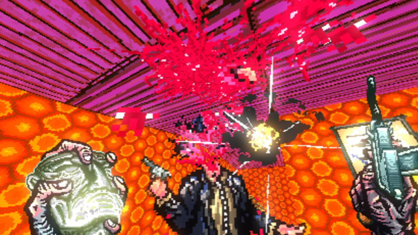 Post Void - Game FPS Bergaya Pixel