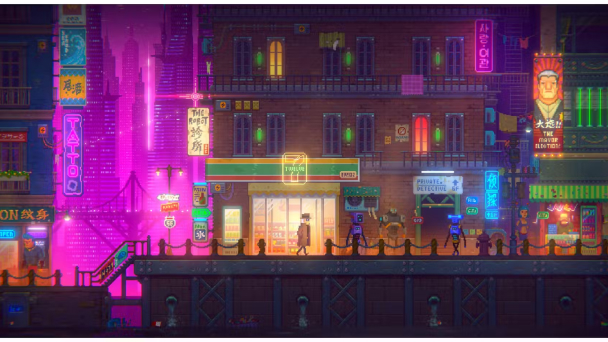 Tales Of The Neon Sea - Game PC Bergaya Pixel