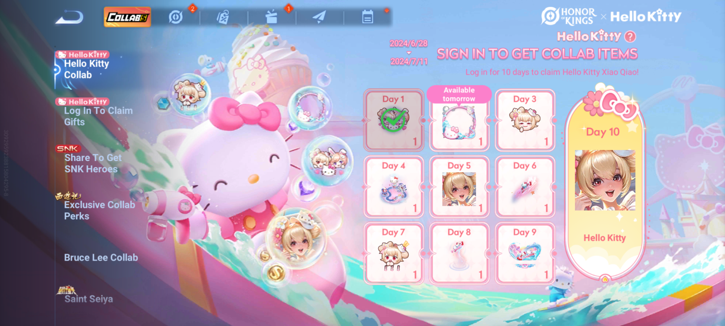 Skin Hello Kitty HOK