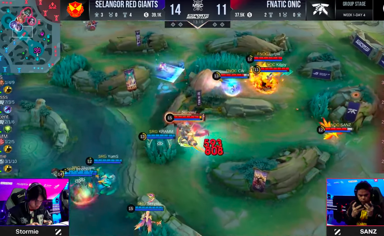 Gameplay Fnatic Onic Berbeda