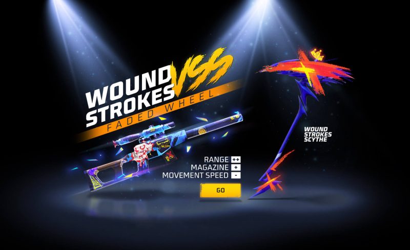 Koleksi Skin Free Fire VSS Wound Strokes dan Skin Lainnya