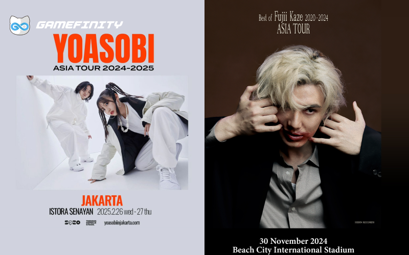 2 Penyanyi Jepang Konser di Indonesia, Fujii Kaze dan Yoasobi