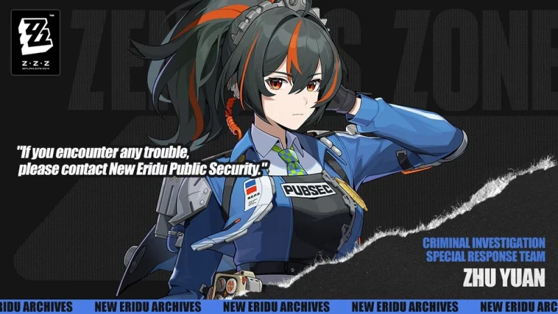 Zhu Yuan Agen Zenless Zone Zero dari Faksi Public Security